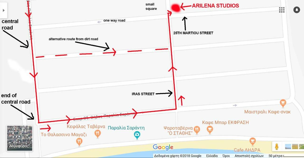 Arilena Studios Paralia  Zewnętrze zdjęcie